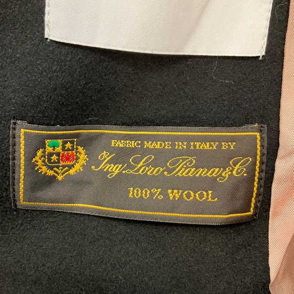 FLEURETTE BLACK BUTTON FRONT WOOL COAT - Picture 6 of 7